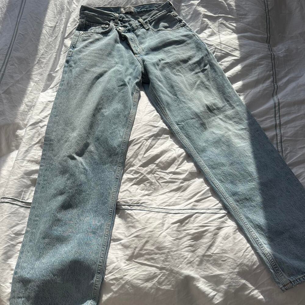 Agolde criss cross jeans in
